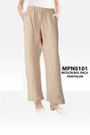 Müslin Kumaş Cepli Bol Paça Pantolon MPN0101-8615