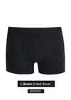 Pamuk Likralı Erkek Boxer Siyah L BX0202-8324