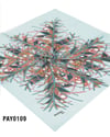 PAYİDAR İPEK Desenli Oyalık Yazma PAY0109-0118