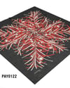 PAYİDAR İPEK Desenli Oyalık Yazma PAY0122-0102