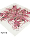 PAYİDAR İPEK Desenli Oyalık Yazma PAY0115-0112