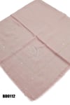 Taşlı Desenli Düz Flamlı Eşarp BD0112-5812