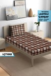 Tek Kişilik Lastikli Çarşaf Seti 100x200cm  LÇT1052-30504