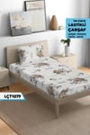 Tek Kişilik Lastikli Çarşaf Seti 100x200cm  LÇT1079-31406