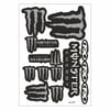 Gogo 087 A4 Monster Gri Tek Paket Çoklu Sticker
