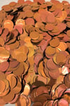 1 Paket Rose Gold Balon Pulu Bakır Balon Içi Pul Konfetisi 10 Gram Konfetili Şeffaf Balon Pulu