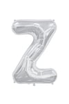 100 Cm Gümüş Büyük Boy Gri Folyo Balon 40 Inç Silver Z Harfi