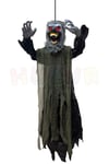 110 Cm Uluyan Hareketli Kurt Adam Dekor Işıklı Sese Duyarlı Pilli Cadılar Bayramı Halloween Süsü