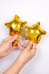 13 Cm Gold Yıldız Folyo Balon Seti 6 Adet 5″ Küçük Yıldız Doğum Günü Parti Ramazan Özel Gün Süsleri