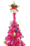 180 Cm Pembe Yılbaşı Çam Ağacı 335 Dallı Yeni Yıl Noel Ağacı Ayaklı Demir Gövdeli 1. Kalite Yaprak