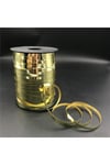 200 Metre Parlak Gold Renkli Metalik Şerit Altın Rafya 8mm Balon Ipi Plastik Balon Süsleme Kurdelesi