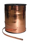 200 Metre Parlak Rose Gold Renkli Metalik Şerit Bakır Rafya 8 Mm Balon Ipi Plastik Balon Süsleme