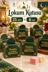 25 Li Ramazan Bayramı Küp Lokumluk 4.5x5.5 Cm Hoşgeldin Ya Şehri Ramazan Baskılı Yeşil Konsept Süsü