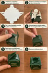 25 Li Ramazan Bayramı Küp Lokumluk 4.5x5.5 Cm Hoşgeldin Ya Şehri Ramazan Baskılı Yeşil Konsept Süsü