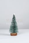 2li Set Nevada Ağaç 10-15 cm Mini Masa Üzeri Yılbaşı Çam Ağacı Hediyelik Karlı Yılbaşı Hediyesi