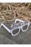 3 Adet Bride Konsepti Gözlük Rose Gold Renk Bride To Be Yazılı Beyaz Bekarlığa Veda Partisi Gözlüğü