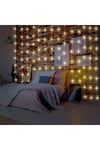 3x3 Metre Ramazan Bayramı Işığı Loş Sarı Peri Perde Led Usb Girişli Kumandalı 8 Fonksiyonlu Işık