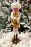 40 Cm Bal Rengi Fındıkkıran Kurabiye Ev Detaylı Kurşun Asker Nutcracker Yılbaşı Yeni Yıl Dekoru