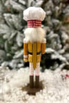 40 Cm Bal Rengi Fındıkkıran Kurabiye Ev Detaylı Kurşun Asker Nutcracker Yılbaşı Yeni Yıl Dekoru