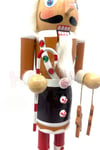 40 Cm El Yapımı Aşçı Fındıkkıran Kurşun Asker Kurabiye Baston Şeker Yılbaşı Yeni Yıl Nutcracker