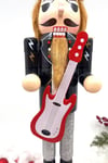 40 Cm Kırmızı Gitarist Metalci Ağır Metal Rockçı Fındıkkıran Gitarlı Kurşun Asker Orijinal El Yapımı