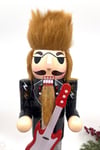 40 Cm Kırmızı Gitarist Metalci Ağır Metal Rockçı Fındıkkıran Gitarlı Kurşun Asker Orijinal El Yapımı