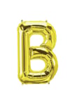 75 Cm Gold Orta Boy Sarı Folyo Balon 34 Inç Altın B Harfi