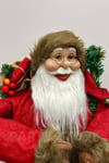 90 Cm Hediye Çuvallı Noel Baba Figürü Prime Seri Kırmızı Kürklü Yılbaşı Yeni Yıl Çam Ağacı Dekoru