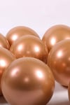 Bakır Renk Krom Balon 10 Adet 30 Cm Inanılmaz Parlak Aynalı Rengi Canlı Doğum Günü Parti Balonu