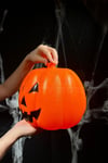 Balkabağı 23x19 Cm Işıklı Müzikli Sese Ve Dokunmaya Duyarlı Halloween Dekoru Cadılar Bayramı Süsü