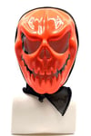Balkabağı Suratlı Maske Arkası Siyah Tüllü Halloween Partisi Cadılar Bayramı Unisex Şaka Ürünü Süsü