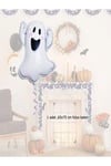 Beyaz Hayalet Folyo Balon 59x75 Cm Halloween Partisi Cadılar Bayramı Dekoratif Balon
