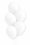 Beyaz Renkli Pastel Balon 10 Adet 30 Cm Lateks Parti Konsept Dekorasyon Kına Doğum Günü Balonu Süsü