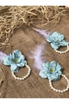 Bride To Be 10 Adet Nedime Gelin Bilekliği Tüy Inci Detaylı Mint Yeşili Renk Bekarlığa Veda Partisi