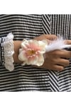 Bride To Be 10 Adet Nedime Gelin Bilekliği Tüy Ve Inci Detaylı Beyaz Somon Bekarlığa Veda Partisi