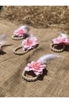 Bride To Be 10 Adet Nedime Gelin Bilekliği Tüy Ve Inci Detaylı Pembe Renkli Bekarlığa Veda Partisi