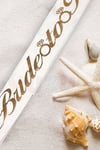 Bride To Be Beyaz Üstüne Rose Gold Yaldızlı Kuşak Yüzük Detaylı Bekarlığa Veda Partisi Konsepti