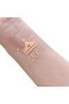 Bride To Be Konsepti 1 Bride 10 Team Bride Rose Gold Renkli Geçici Dövme Bekarlığa Veda Partisi