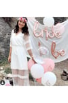 Bride To Be Yazılı El Yazısı Folyo Rose Gold Renkli Balon Bekarlığa Veda Partisi Büyük Balon Seti