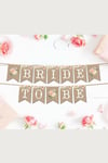 Bride To Be Yazılı Temalı Bekarlığa Veda Partisi Konsepti 2 Metre Karton Ipli Yazı Flama Banner