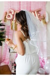Bride Yazılı Folyo Balon Konsept Rose Gold Renkli Bekarlığa Veda Partisi Temalı Her Harf 40 Cm