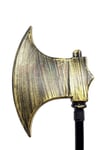 Cellat Baltası Halloween Partisi Cadılar Bayramı Ürünü 100 Cm Siyah Saplı Eskitme Gold Başlıklı