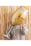 Cheers! Şerefe Folyo Balon Gold 92x37 Cm Bride To Be Bekarlığa Veda Kadeh Şampanya Bardağı Şişe