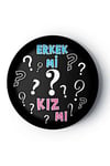 Cinsiyet Belirleme Partisi Tabak 8 Adet Kız Mı Erkek Mi Boy Or Girl Gender Reveal Konsepti 23 Cm