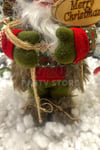 Dans Eden Noel Baba Müzikli Işıklı 30 Cm Kırmızı Kıyafetli Hediye Torbalı Yılbaşı Yeni Yıl Süsü