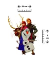 Elsa Anna 8 Adet Geçici Çocuk Dövmesi Doğum Günü Parti Renkli Tattoo Dövme Olaf Frozen Konsepti