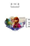 Elsa Anna 8 Adet Geçici Çocuk Dövmesi Doğum Günü Parti Renkli Tattoo Dövme Olaf Frozen Konsepti