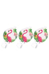 Flamingo Karakterli Kaynana Dili 6 Adet 23x3 Cm Dağıtmalık Bebek Köpekbalığı Temalı Konsept Süs