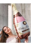 Folyo Balon Rose Gold 104x49 Cm Chateau Celebration Yazılı Bride To Be Bekarlığa Veda Parti Şişe