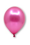 Fuşya Konfetili Şeffaf Ve Fuşya Metalik Balon Seti 20 Adet 30 Cm Içi Gözüken Koyu Pembe Pullu Balon